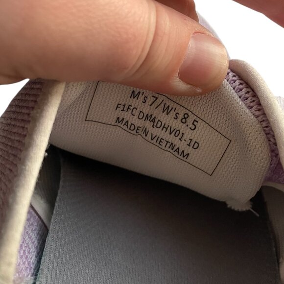Kizik Madrid Eco Knit Sneakers Size 8.5 Lavender Purple Hands Free Slip On Shoes - Picture 6 of 6